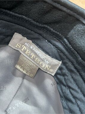 Stetson All American Flat Newsboy W/Ear Covers Wool/Poly Blend Sz L